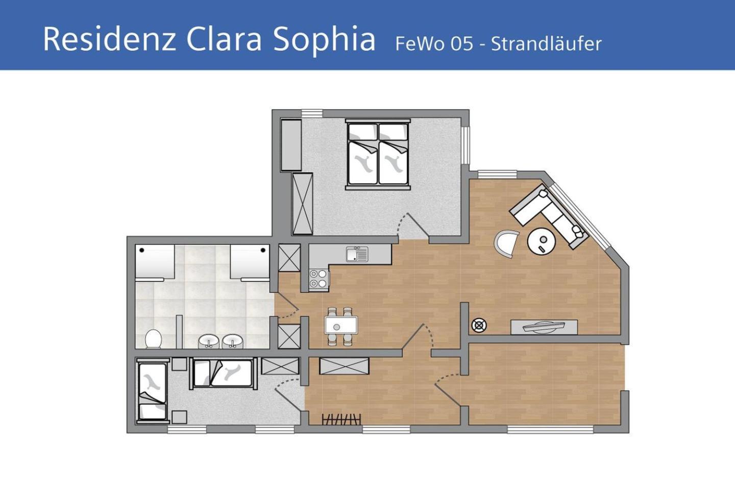 Residenz Clara Sophia FeWo 05 strandnah Ostseebad Ostseebad Binz Exterior foto